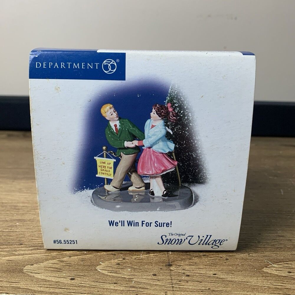 Department 56 Snow Village We’ll Win For Sure Figure #56-55251